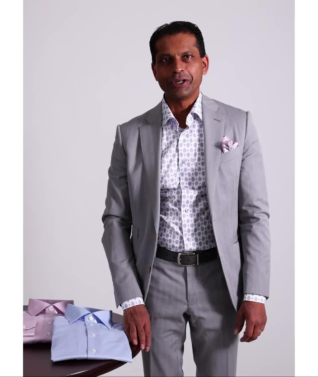 Eton Contemporary-Fit Diamond Weave Tuxedo Shirt | Dress Shirts